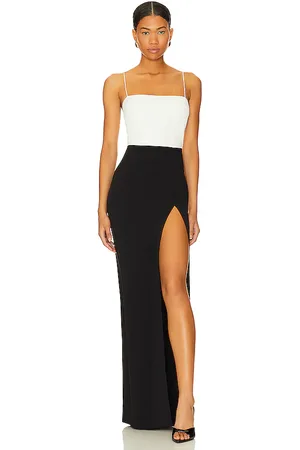 Amanda Uprichard X REVOLVE Avani Gown in Black, White. Size S.