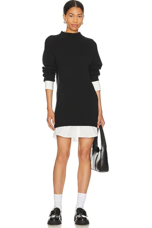 Central Park West Sutton Sweater Shirting Dress in . Size M, XS.