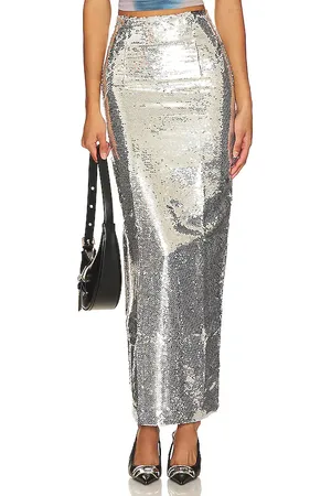 KIM SHUI Pailette Maxi Skirt in . Size S, XS.