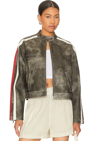 superdown Mandi Faux Leather Moto Jacket in . Size S.