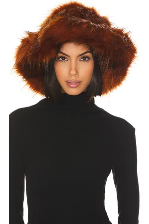 Adrienne Landau The Emily Faux Fur Hat in .
