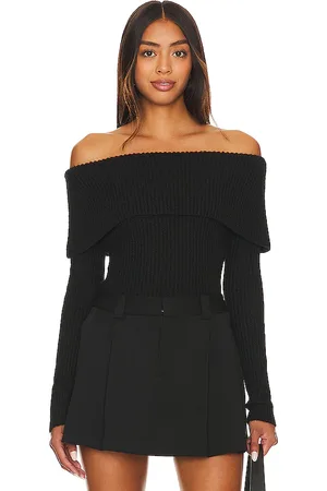 Central Park West Gwyneth Off-shoulder Sweater in . Size S, XL, XS.