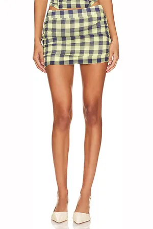 Lioness 97 Check Mini Skirt in . Size XL, XXL.