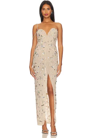 Camila Coelho Tonia Embellished Maxi Dress in . Size S, XXS.