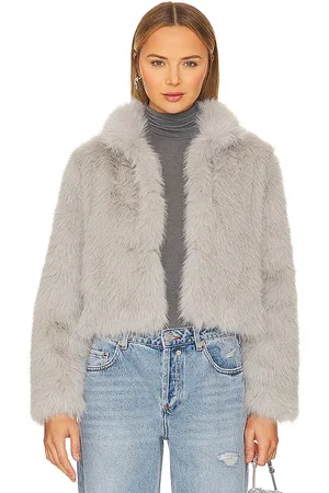 Adrienne Landau Faux Fox Fur Jacket in . Size M.