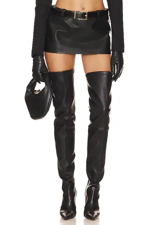 Lado Bokuchava Twentythree Faux Leather Skirt in . Size M, S, XL.