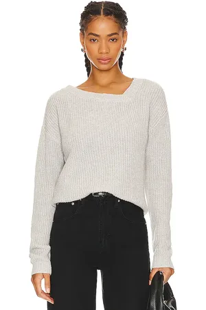 Bobi Asymmetric Neck Sweater in . Size L, S.