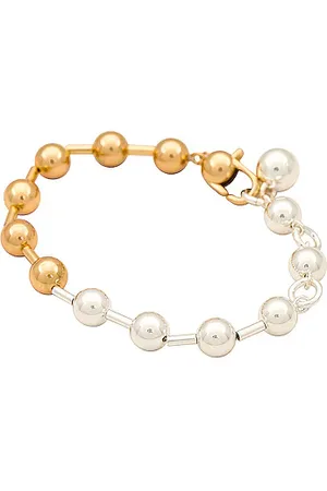 Jenny Celeste Bracelet in Metallic Gold,Metallic Silver.