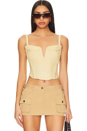 superdown Leslie Cargo Corset Top in . Size XL.