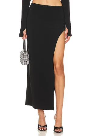 Norma Kamali Marissa Wide Slit Skirt in . Size XL, XXS.
