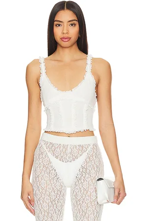DANIELLE GUIZIO Soler Corset Top in . Size S, XL, XXS.