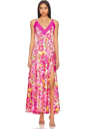Free People All A Bloom Maxi Dress In Neon Pop Combo in . Size XS.