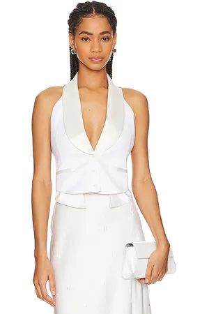Simkhai Albany Shawl Lapel Vest in . Size 10.