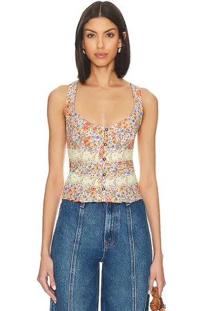 Free People Kiana Lace Tank Printed in . Size XL.