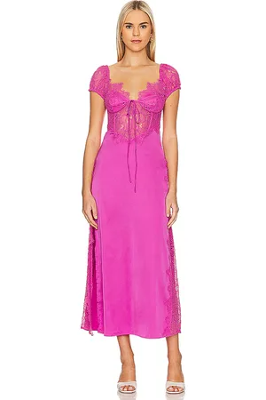 For Love & Lemons Casey Maxi Dress in . Size L, S, XL.