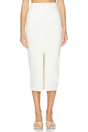 GOOD AMERICAN Slit Front Midi Skirt in . Size 22.