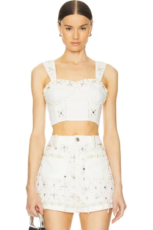 PATBO Hand Beaded Top in . Size 2.