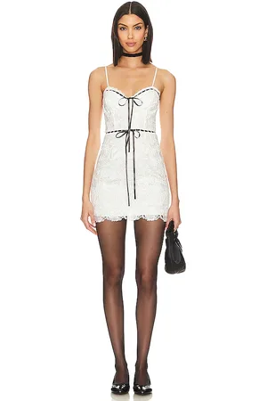 For Love & Lemons Josette Mini Dress in . Size L, S, XL.