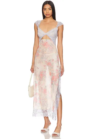 Free People X Intimately FP Suddenly Fine Maxi Slip in . Size L.