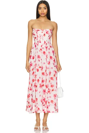 Bardot Lola Midi Dress in . Size 10, 4, 6, 8.