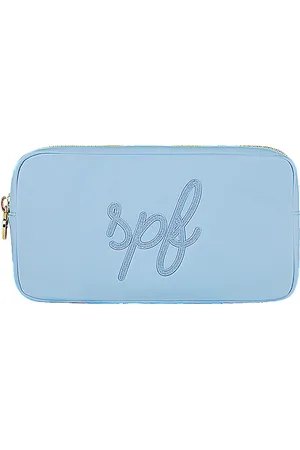 Stoney Clover Lane Periwinkle SPF Embroidered Small Pouch in .