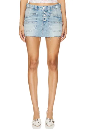 Free People X We The Free x REVOLVE Izzie Denim Mini Skirt in . Size 29, 30.