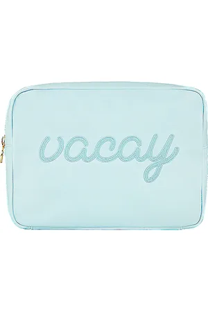 Stoney Clover Lane Sky Vacay Embroidered Large Pouch in .