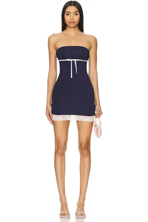MORE TO COME Cece Strapless Mini Dress in . Size L, XL.