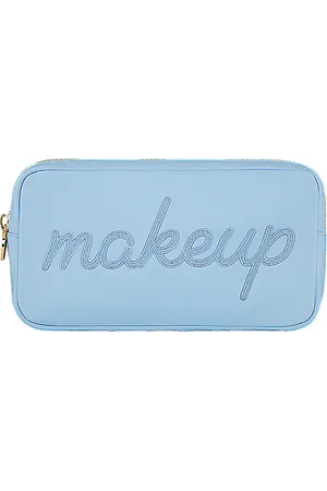 Stoney Clover Lane Periwinkle Makeup Embroidered Small Pouch in .