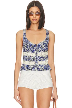 Free People Kiana Lace Tank Printed in . Size M, S.