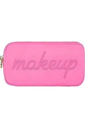 Stoney Clover Lane Bubblegum Makeup Embroidered Small Pouch in .