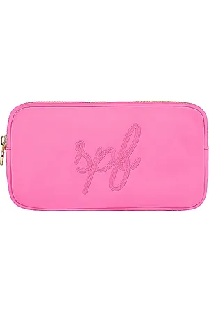 Stoney Clover Lane Bubblegum SPF Embroidered Small Pouch in .