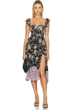 MORE TO COME Roxanne Midi Dress in . Size XXS.