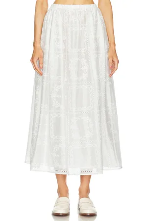 Helsa Handkerchief Midi Skirt in . Size XL, XS.