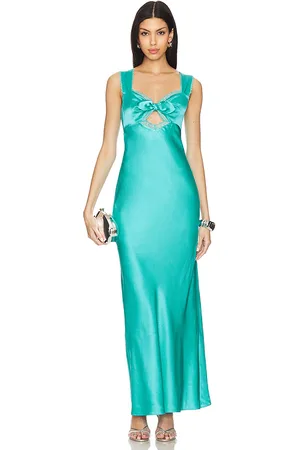 SALONI Lina Long Dress in . Size 8.