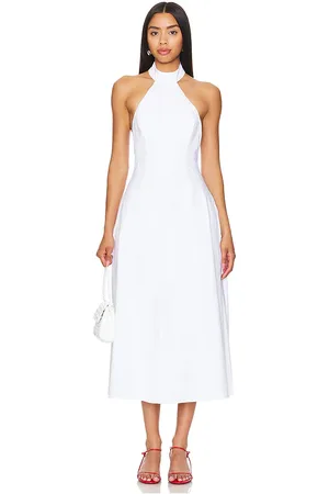 Bardot Genevieve Poplin Midi Dress in . Size 4, 6, 8.