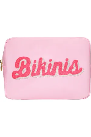 Stoney Clover Lane Hand Embroidered Bikinis Large Pouch in .