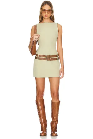 Lioness Ethereal Buckle Mini Dress in . Size XL, XS, XXS.