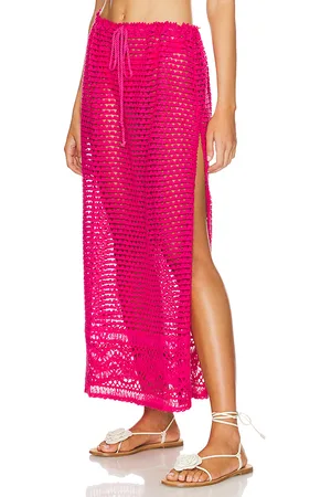 Agua Bendita X Revolve Plum Maxi Skirt in . Size L, M.