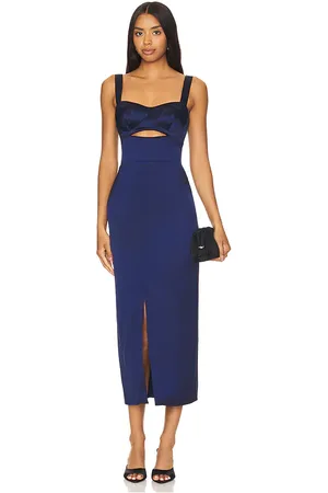 Nicholas Gia Corset Midi Dress in . Size 2.