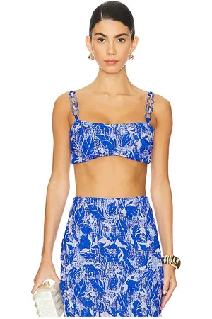 PATBO Stretch Jacquard Cropped Top in . Size S, XL.