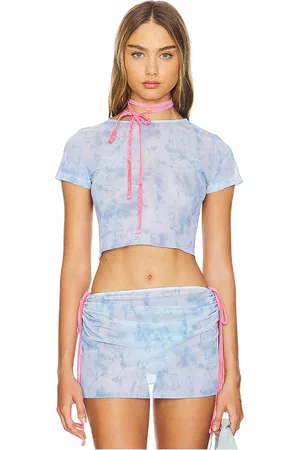 Roberta Einer X Kiss N Thrill Mesh Top in . Size S.
