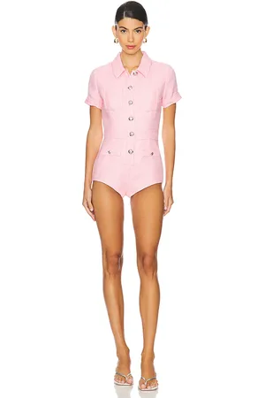 Central Park West X Revolve Ash Tweed Romper in . Size 12, 2, 4, 8.