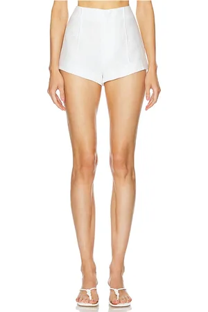 Helsa Washed Linen Micro Short in . Size XL.