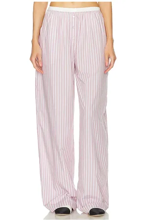 Helsa Wide Stripe Poplin House Pants in . Size M, S, XL.
