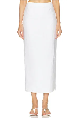 Helsa Linen Maxi Skirt in . Size L, XL, XXS.