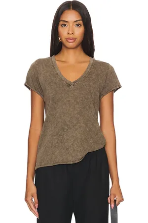 Bobi Short Sleeve Tee in Hazelnut in . Size XS.