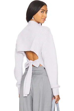 St Agni Wool Cashmere Blend Tie Back Jumper in . Size M, XS.