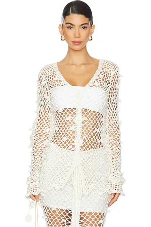 ANDREEVA Crochet Shirt in . Size S, XS.