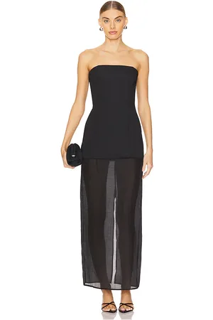 SNDYS Chloe Sheer Dress in . Size M, S, XL, XS, XXS.
